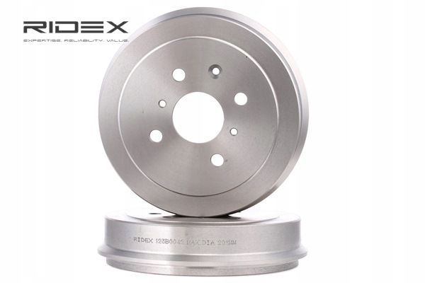 2 CV BEBNE FREIN RIDEX 123B0042 Ø200MM ARRIÈRE VERS TOYOTA AYGO (WNB1, KGB1)