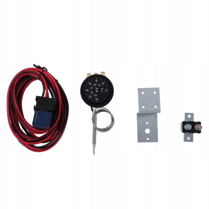 VOITURE CAMION ÉLECTRIQUE VENTILATEUR RADIATEUR THERMOSTAT COMMANDE 21SZT KIT FILS 12V