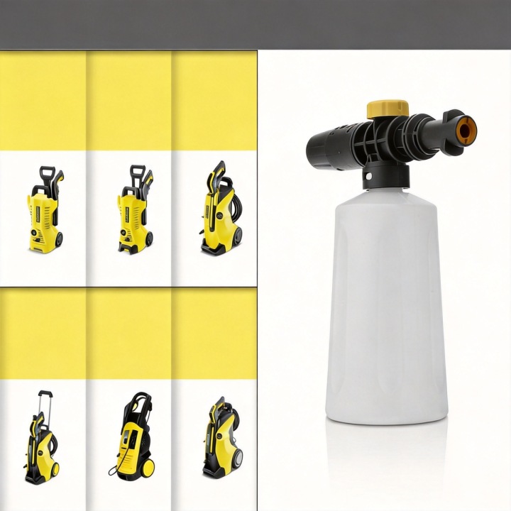 PIANOWNICA VERS MYJEK KARCHER K2/K3/K4/K5/K6/K7 700ML LANCA VERS PIANY AVEC RÈGLE