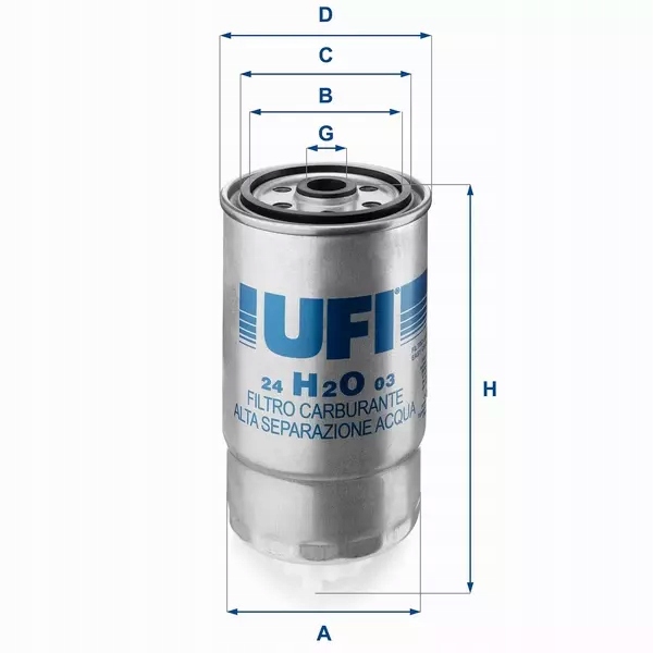 UFI 23.455.00 FILTRE HUILES 3 AUTRE PRODUKTY