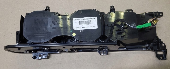 POIGNÉE SUR GODETS CUPHOLDER TUNNELS CENTRAL VOLVO XC60 II 2 OE EUROPE