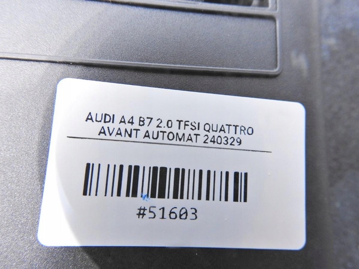 MARIPOSA FORRO DE MALETERO IZQUIERDO PARTE TRASERA AUDI A4 B7 AVANT 8E9863989 