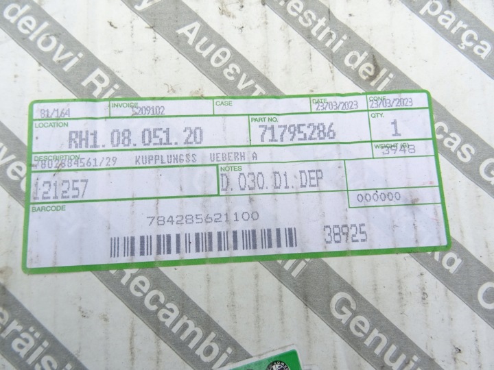 EMBRAYAGE COLLIER ROULEMENT FIAT GRANDE PUNTO FIAT 500 ALFA 55196151