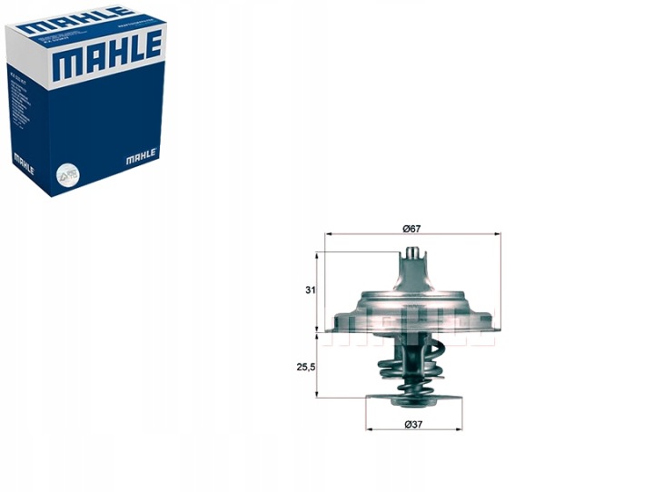 THERMOSTAT AUDI 80 1.9 CD-2.0 -84 /87/ MAHLE TX 25 87D THERMOSTAT MILIEU
