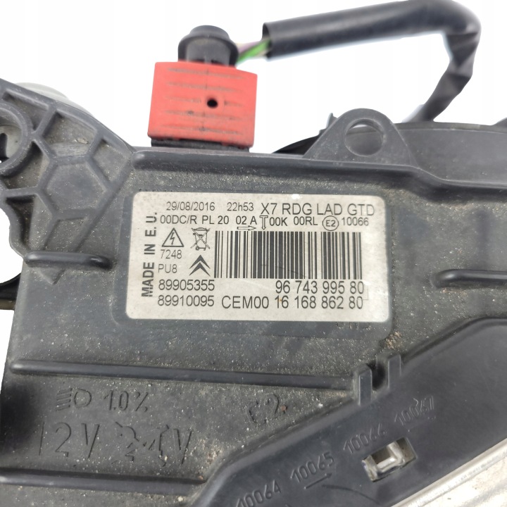 CITROEN C5 III LIFT PHARE AVANT GAUCHE DIRECTIONNELLE BI-XENON LED 9674399580 16R EUROPE