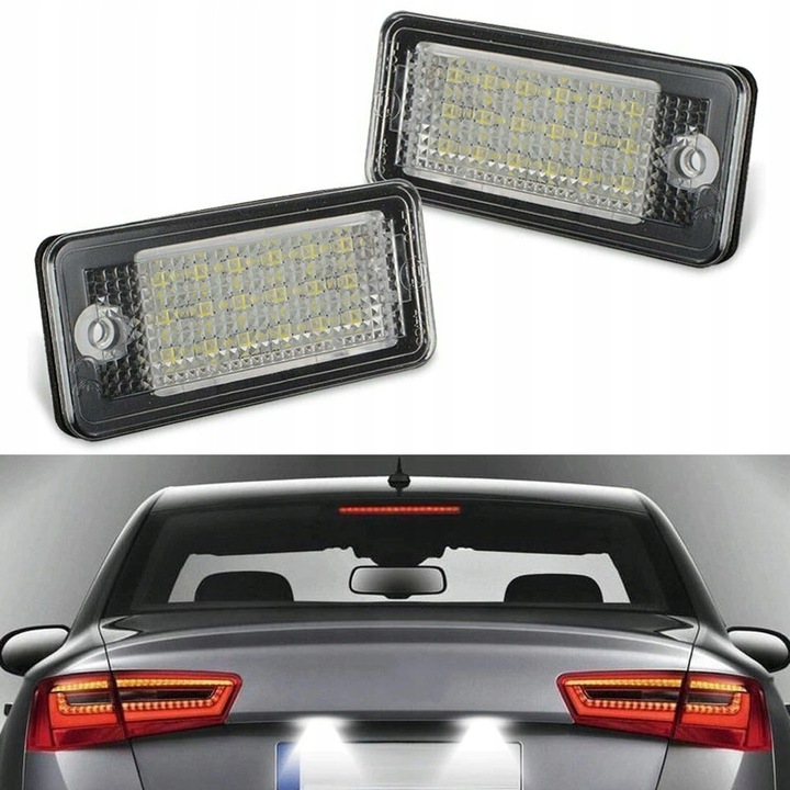 AUDI A3 8P A4 B6 B7 A6 C6 PARTE TRASERA LUCES TABLAS DIODO LUMINOSO LED 