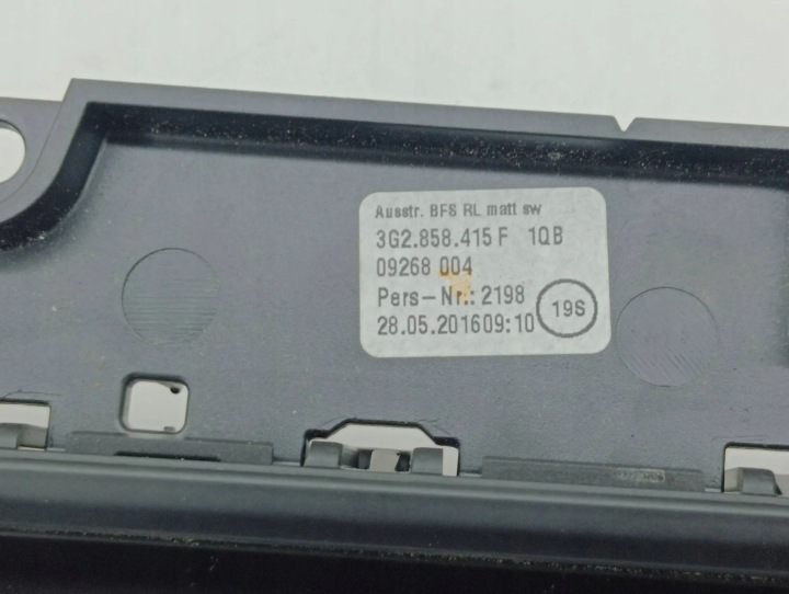VOLKSWAGEN PASSAT B8 2016 CENTRAL CONDUIT D'AIR TABLEAU DE BORD INSTRUMENTATION