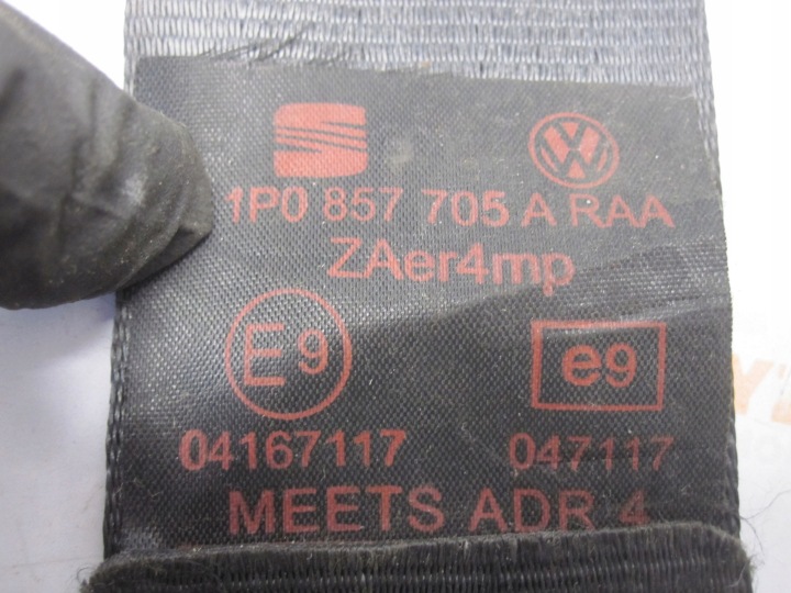SEAT LEON II LIFT 10R CEINTURE DE SÉCURITÉ GAUCHE AVANT 1P0857705A