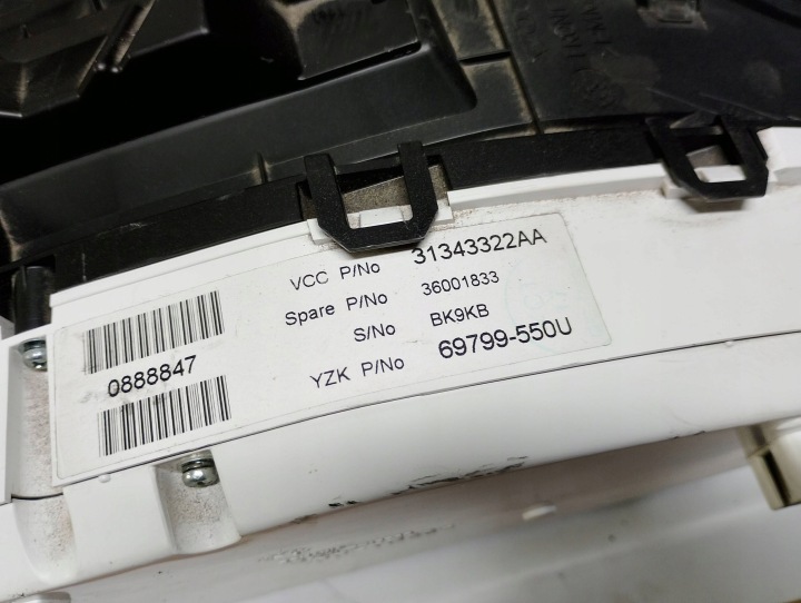 VOLVO COMPTEUR TABLEAU DE BORD 31343322AA EUROPE