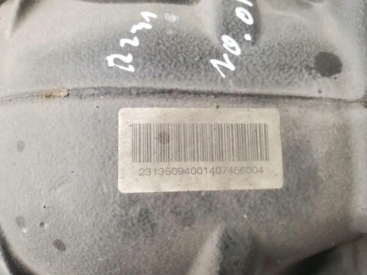 RÉDUCTEUR DE VITESSE ARRIÈRE MERCEDES-BENZ SL (R231) 2313509400 4.7L GASOLINE 320KW 2013