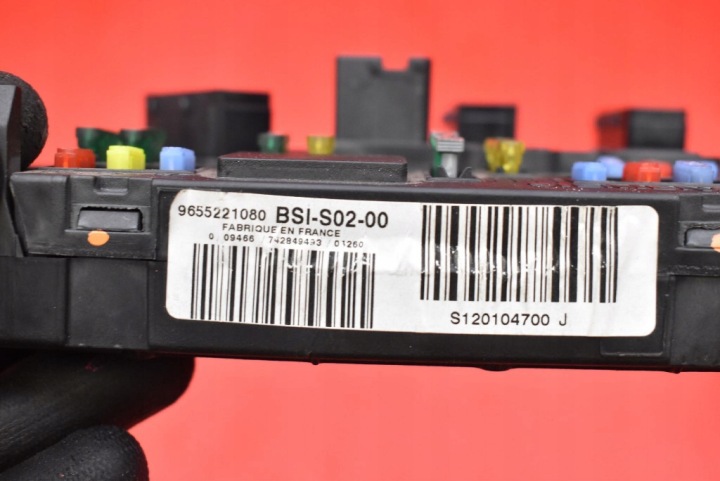 BOÎTE FUSIBLES FUSIBLE 9655221080 PEUGEOT 407 2.0 HDI 136 KM 04-10
