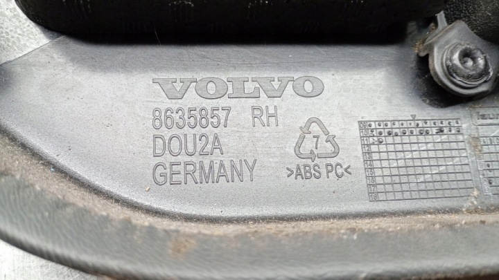 GARNITURE PORTES DROITE AVANT VOLVO S60 II V60 UK 8635857