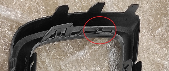 GAUCHE CHÂSSIS GRILLES ARRIÈRE PARE-CHOCS ARRIÈRE AUDI Q2 81A LIFT 2021-