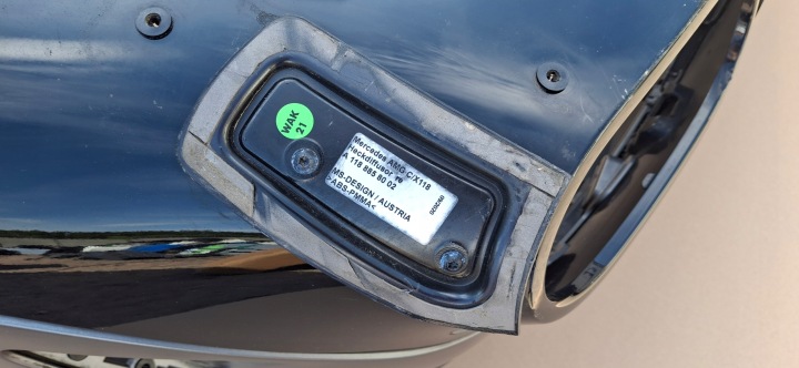 MERCEDES CLA W118 AMG PARE-CHOCS ARRIÈRE ARRIÈRE DOUBLURE DIFFUSEUR A1188859501
