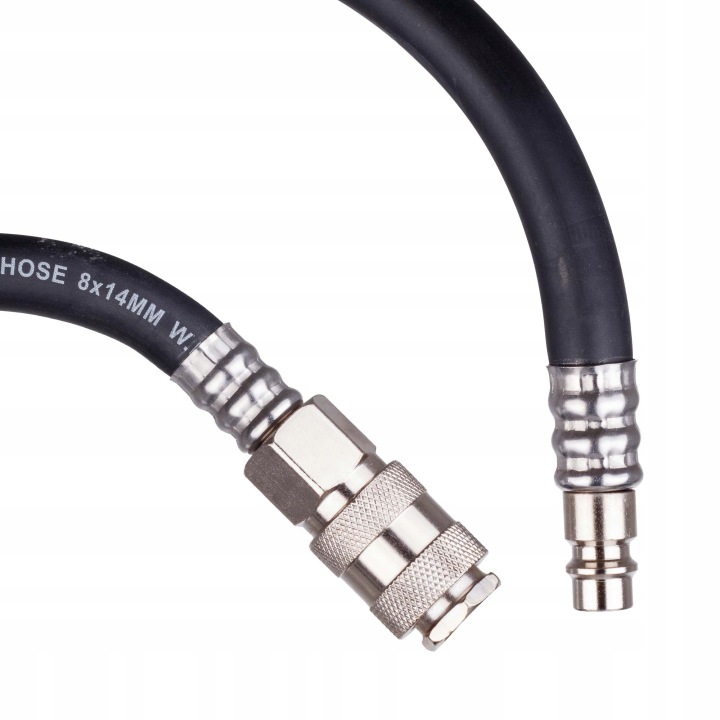 TUYAU PNEUMATIQUE CAOUTCHOUC 15M 8X14MM FLEXIBLE FIL VERS COMPRESSEUR