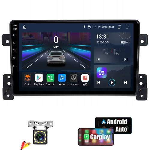 SUZUKI GRAND VITARA 2005-2014 RADIO ANDROID 128GB 