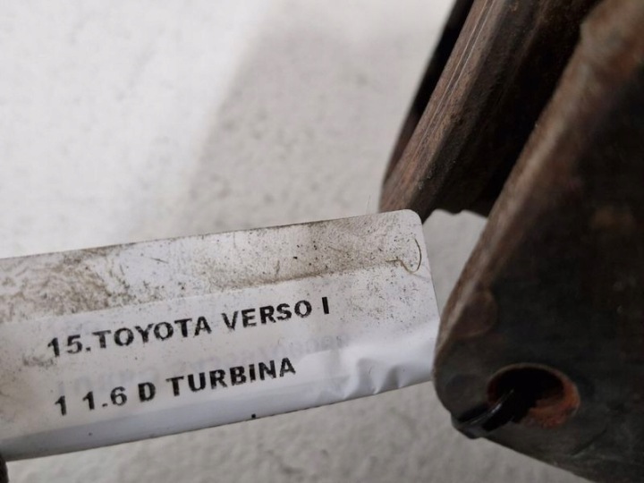 TOYOTA VERSO 1 I 1.6 D TURBOCOMPRESSEUR TURBO 54359700066