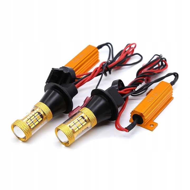 BLINKERS + DAYTIME LED 2 IN 1 DRL BAU15S PY21W 