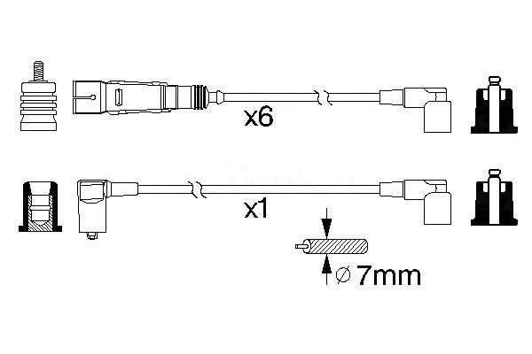 BOSCH CONDUITES DE DÉRIVATION HAUTEUR NAP. DB C123/W116/W126 2.8 72-