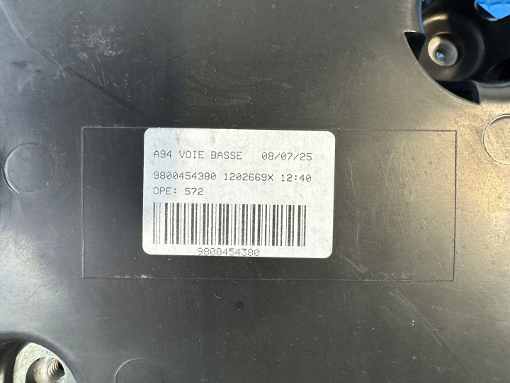 PLAQUE SOUS PARE-CHOCS SOUS MOTEUR PEUGEOT 2008 NEUF 9802423480