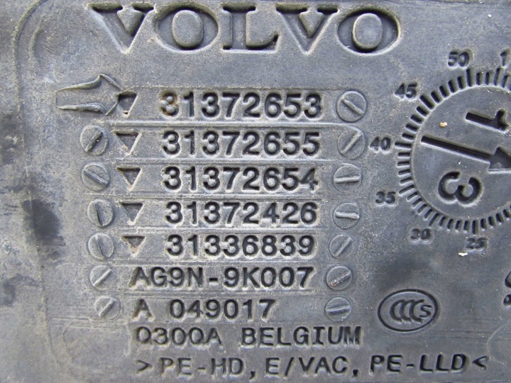 VOLVO S60 II V60 1.6 D 2.0 2.4 D5 ZBIORNK RÉSERVOIR CARBURANTS ENTRÉE COLLIERS 31372653