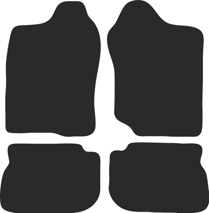 TAPIS DE SOL VELOURS ANTRACYT SUZUKI JIMNY SUV 1998-07
