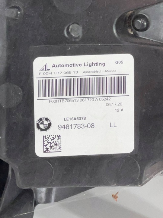 PROJECTEUR AVANT CÔTÉ GAUCHE BMW X5 G05 F00HTB706513
