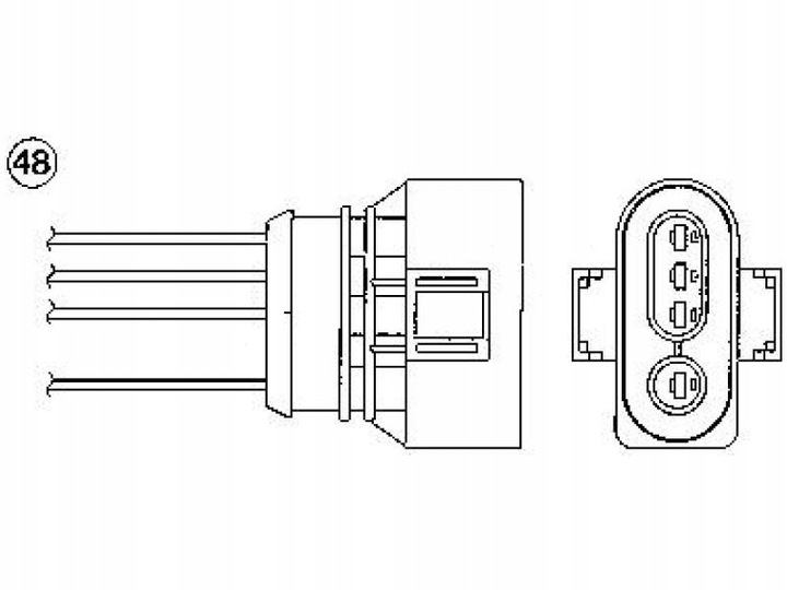 SONDA LAMBDA VW POLO 3 MK3 1.6 97-01 1.6 97-01 CADDY II MK2 1.6 96-00 