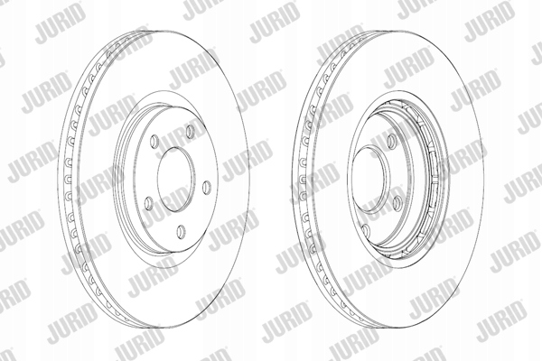 DISCOS ZAPATAS PARTE DELANTERA JURID OPEL INSIGNIA A 