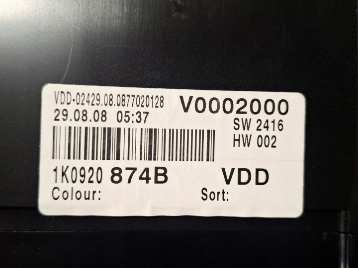 ORDINATEUR COMPTEUR KIT VW GOLF V 5 PLUS 5M0 1.9 TDI BXJ 03G906056B