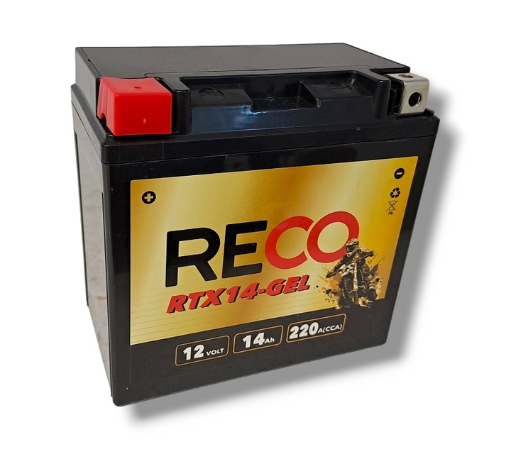 BATERÍA PARA MOTOCICLETA ZELOWY RECO RTX14-GEL YTX14 12V 14AH 220A 