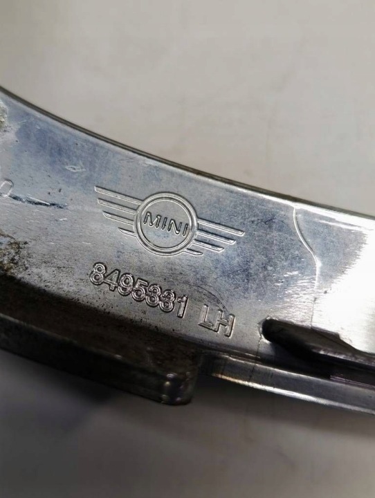 MINI COOPER AVEC F57 CABRIO 18-21 MOULURE CHÂSSIS CHROME PHARES GAUCHE ARRIÈRE 8495331