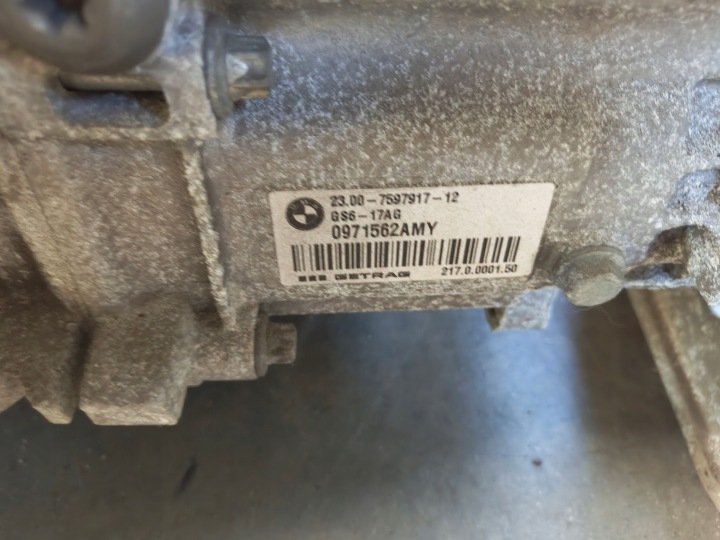 BMW 1 F20 BOÎTE DE VITESSES MANUELLE 7597917