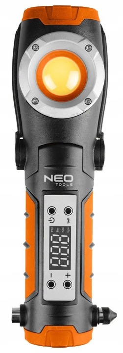 AMPOULE LAMPE DE POCHE ATELIER 800LM AVEC WBUDOWANYM COMPRESSEUR NEO COMPRESSEUR