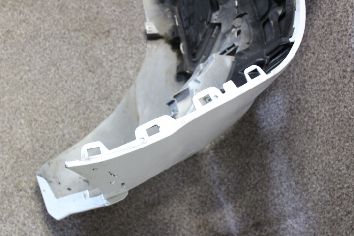 FORD TRANSIT CUSTOM TOURNEO 17-22 PARE-CHOCS GRILLE AVANT AVANT BLANC AKRYL