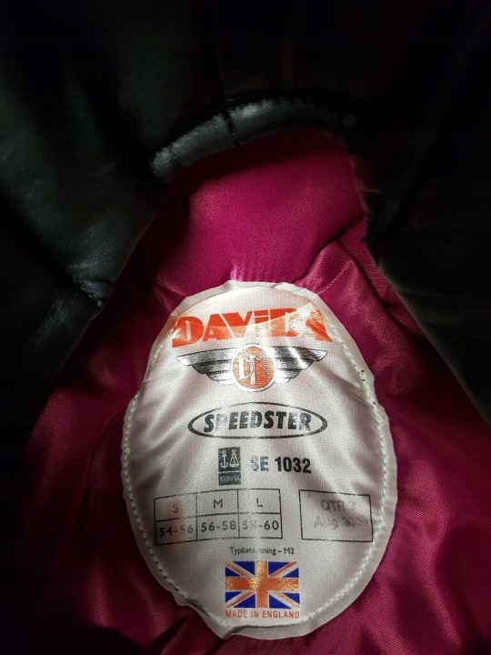 ORIGINAL OLDSKULOWY CASQUE MOTOCYCLETTE DAVIDA SPEEDSTER AVEC OLDSCHOOL