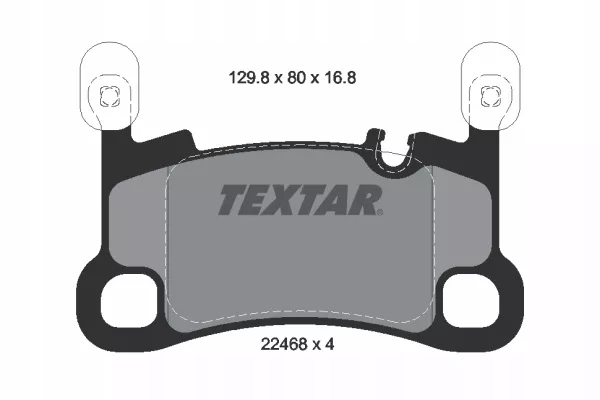 TEXTAR PADS BRAKE PORSCHE REAR CAYENNE 2,9-4,0 17- 