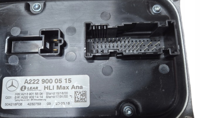 CONVERTISSEUR MODULE PHARES LED HIGH PERFORM MERCEDES W205 W222 OE A2229000515