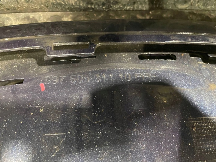 PORSCHE 911 VI 997 CARRERA LIFT 08-13 PARE-CHOCS AVANT AVANT
