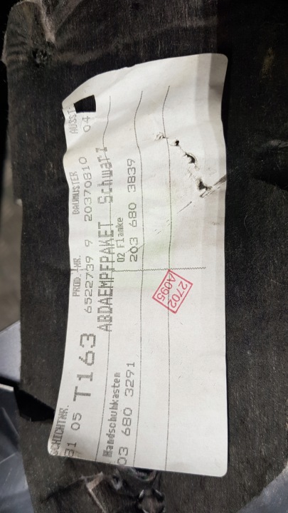 MERCEDES W203 COUPÉ BOÎTE À GANTS PASSAGER 2036803291