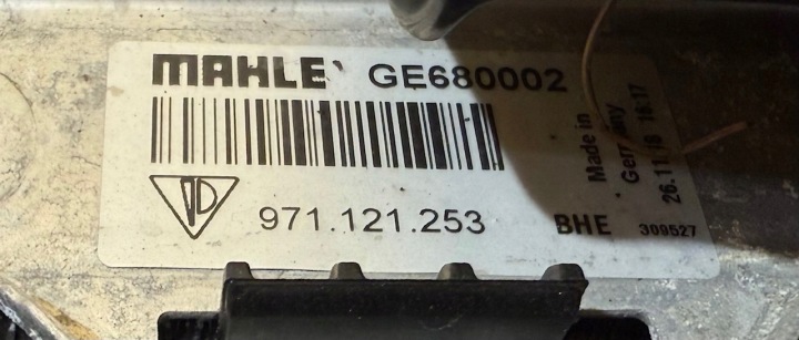 JEU COURROIE RENFORCEMENT RADIATEURS VENTILATEUR PORSCHE PANAMERA 971 4,0 TFSI V8