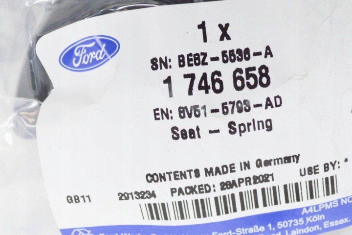 FORD FIESTA MK7 ARRIÈRE SPREZYNOWE INFÉRIEUR SIÈGE 8V51-5793-AD NOUVEAU ORIGINALE