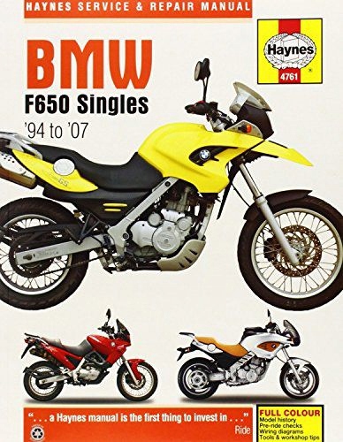 BMW F650 SINGLES 1994 - 2007 (Haynes Powersport) - Anon [KSIĄŻKA]