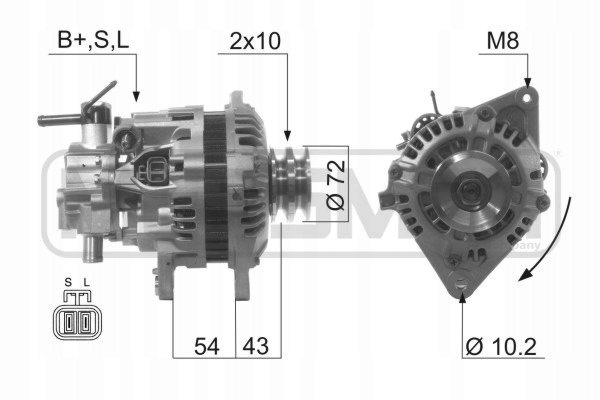 ERA 210595A ALTERNADOR 