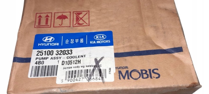 HYUNDA KIA 2510032033 POMPE À EAU MITSUBISHI PAJERO SAPPORO HYUNDAI SONATA
