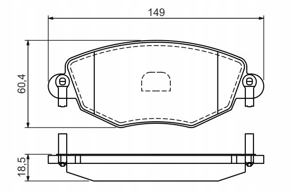 BOSCH TARCZE+KLOCKI AVANT JAGUAR X-TYPE X400