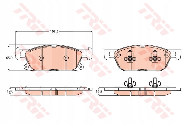 PADS BRAKE FORD GALAXY 15- FRONT photo 2 - milautoparts-fr.ukrlive.com