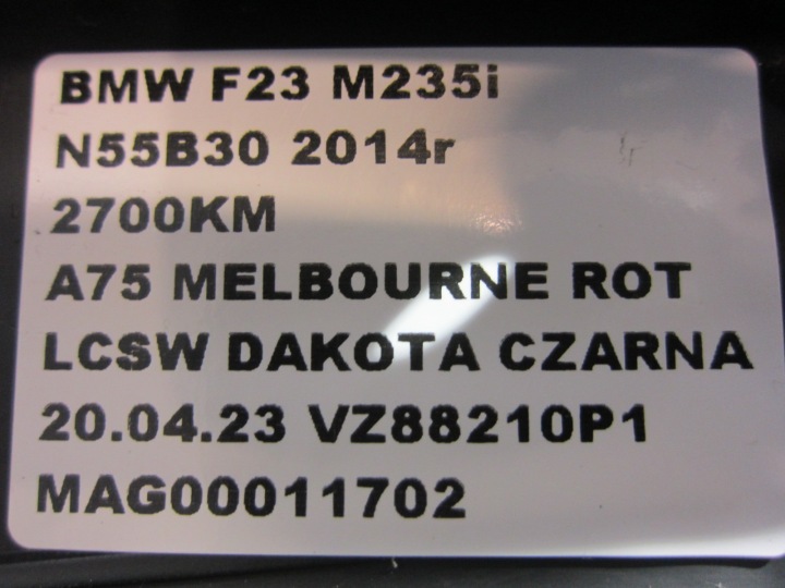 BMW F20 F21 JOINT D'ÉTANCHÉITÉ PAROIS LATÉRALE GAUCHE DROITE