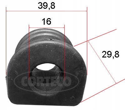 TULAJA STABILIZER CORTECO FOR AUDI A4 A6 photo 2 - milautoparts-fr.ukrlive.com