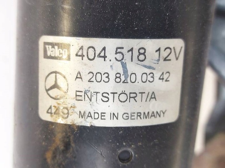MÉCANISME ESSUIE-GLACES MERCEDES W203 A2038200342 A2038204042 404.518 VALEO